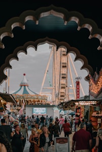 people walking on market during daytime