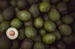 green fruits on black surface
