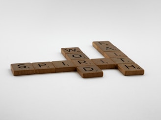 brown wooden blocks on white surface