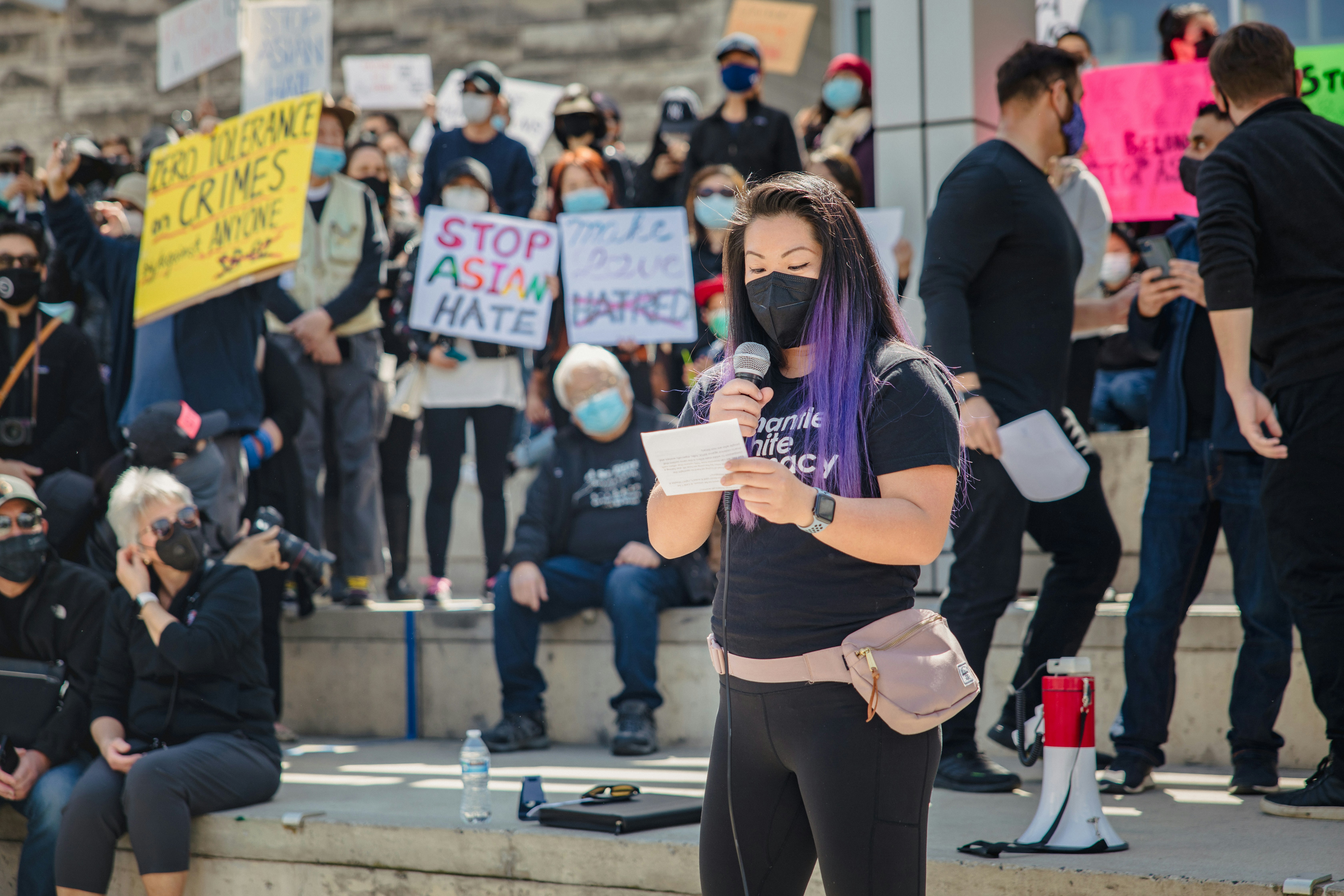#StopAsianHate Community Rally in San Jose, donate at gofundme.com/aapi
