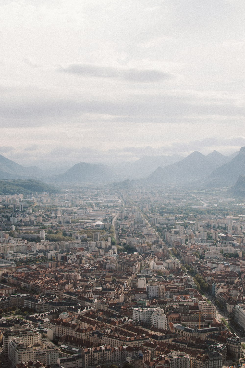 aerial view of city during daytime