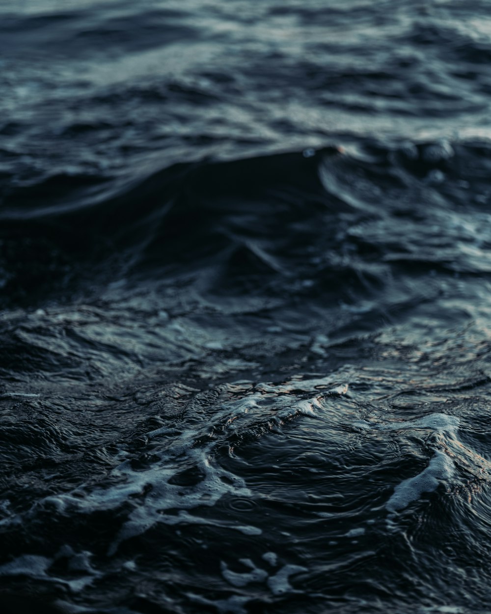 water waves in close up photography