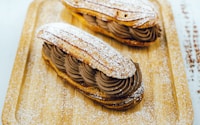 brown bread on brown wooden table