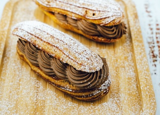 brown bread on brown wooden table