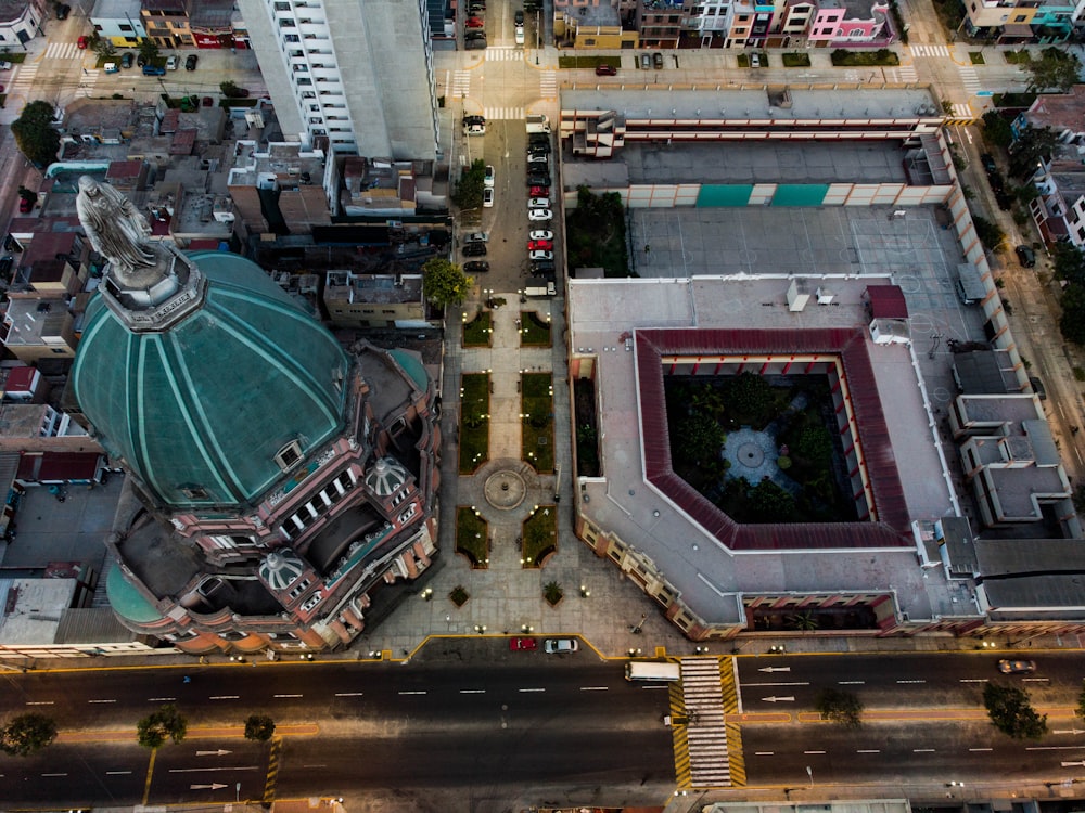 aerial view of city buildings during daytime