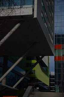 A vibrant image showcasing a completed architectural project.