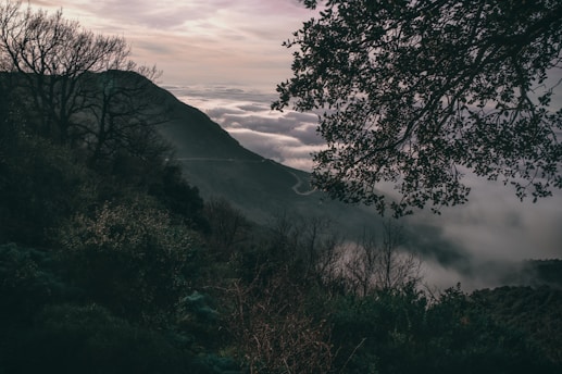 A serene mountain landscape symbolizing spiritual growth.
