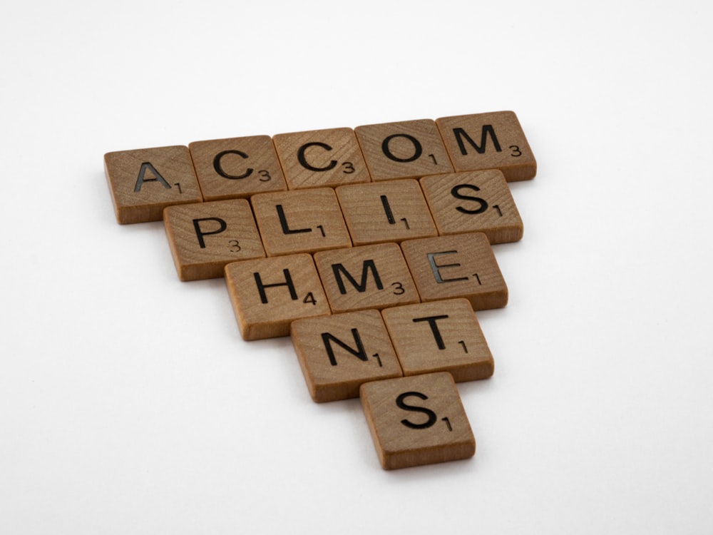 brown wooden blocks on white surface