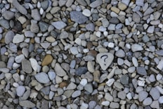 gray and brown stones on gray ground