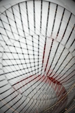 white and red hand fan