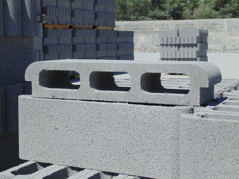 Concrete masonry unit blocks