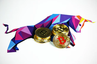 gold and silver round coins