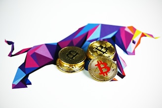 gold and silver round coins