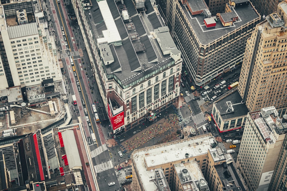 aerial view of city buildings during daytime