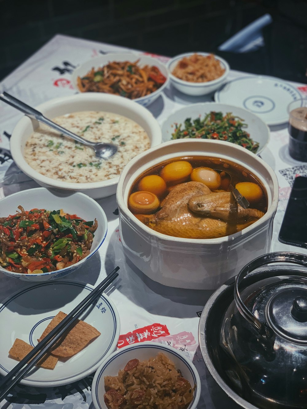 white ceramic bowl with food