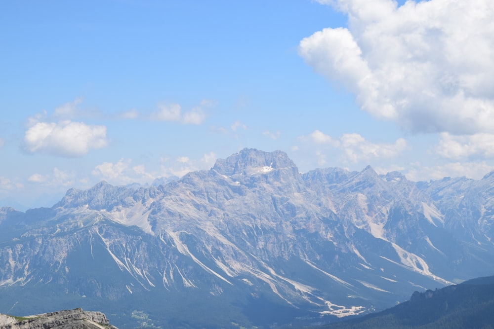 snow covered mountains under blue sky during daytime