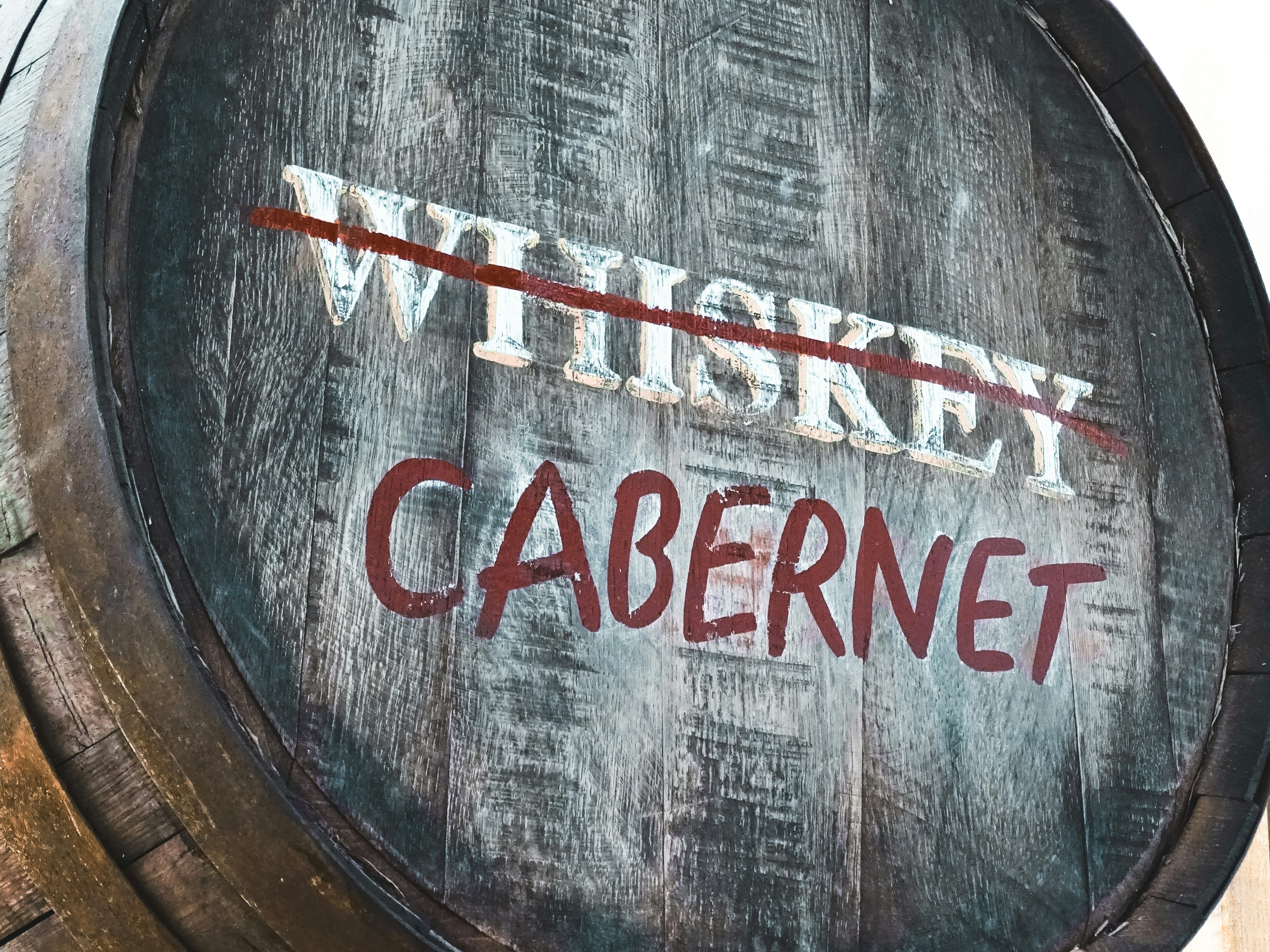 A barrel of Cabernet or maybe Whiskey