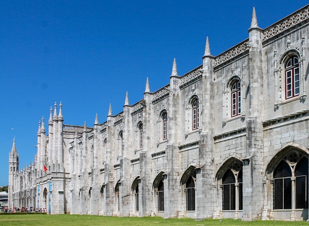 A beautiful view of a historical site in Portugal.