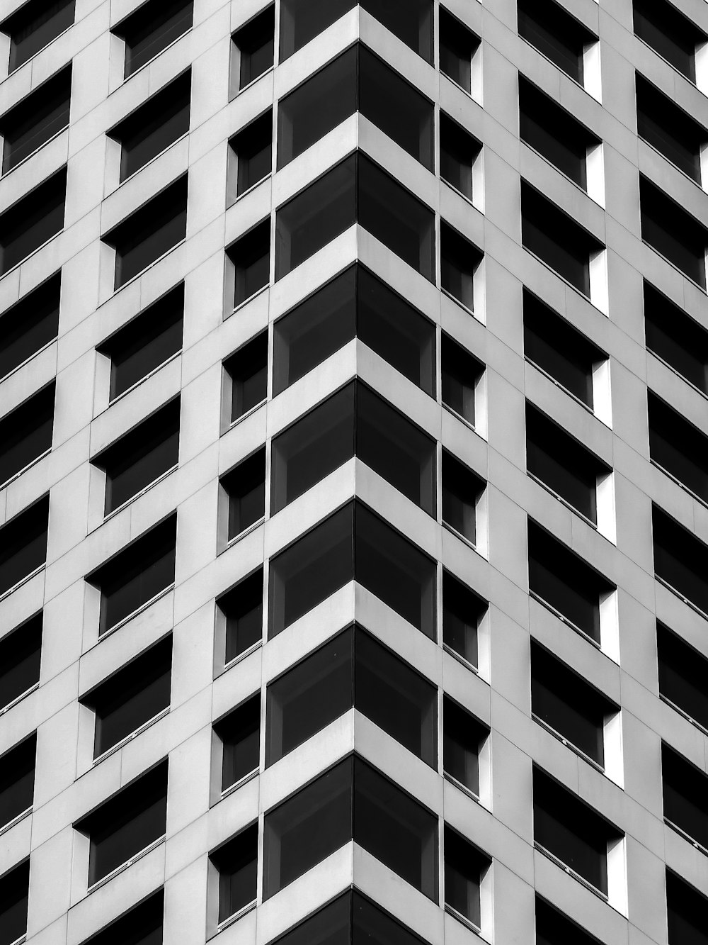 white and black concrete building