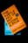 A book with a bright orange cover and bold black text partially obscures another book with a blue cover underneath. The title on the orange book is prominently displayed along with the author's name.