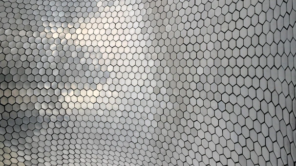 white and black polka dot textile