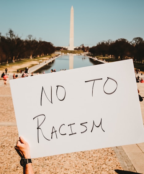 No to Racism - Washington Monument