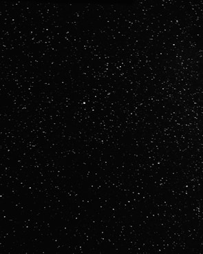 black and white stars in the sky