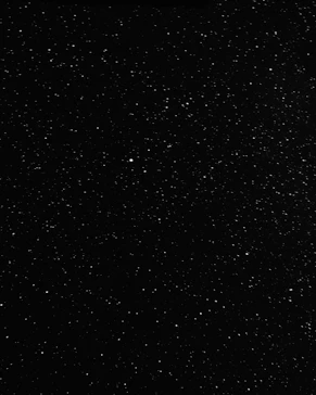 black and white stars in the sky