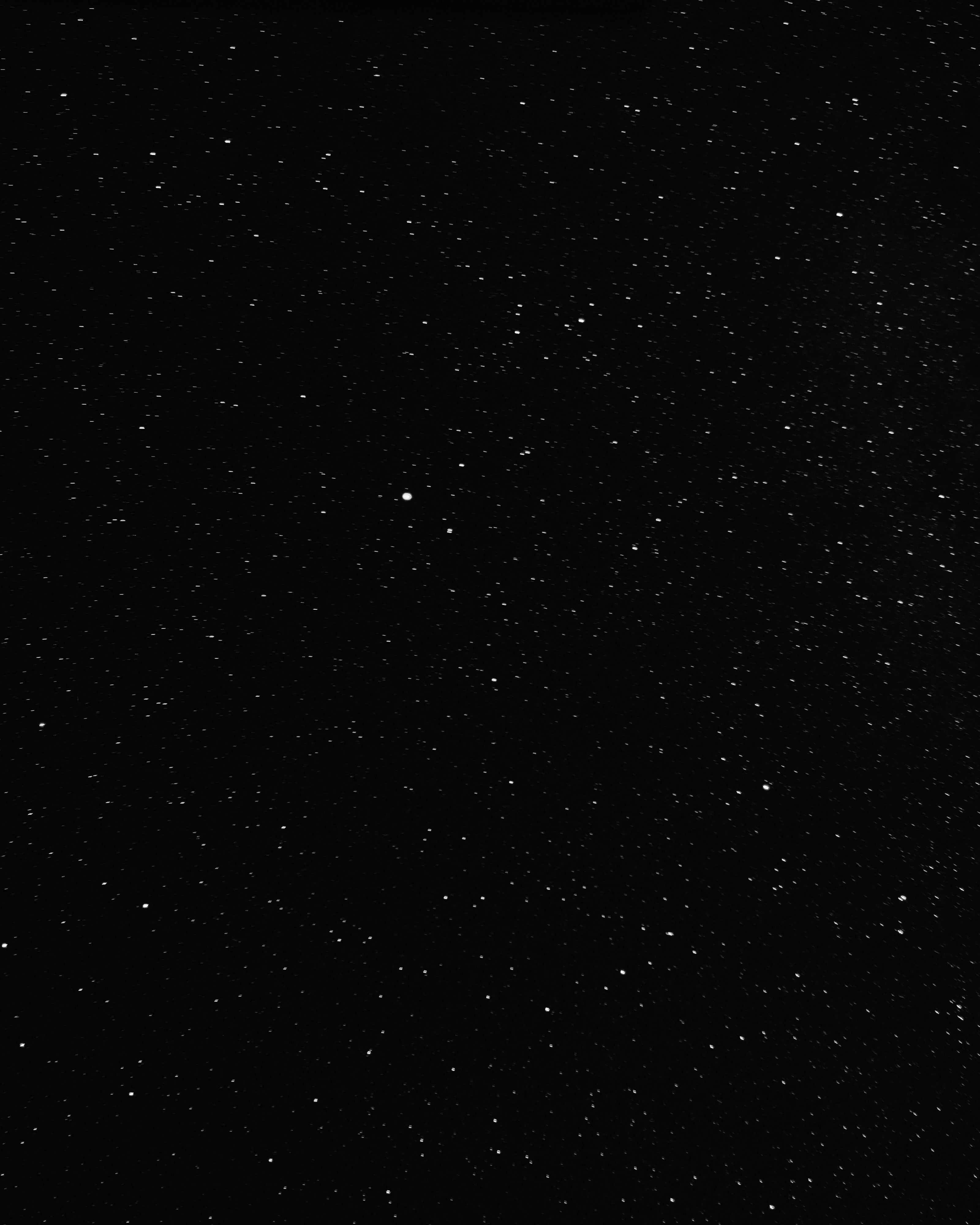 black and white stars in the sky