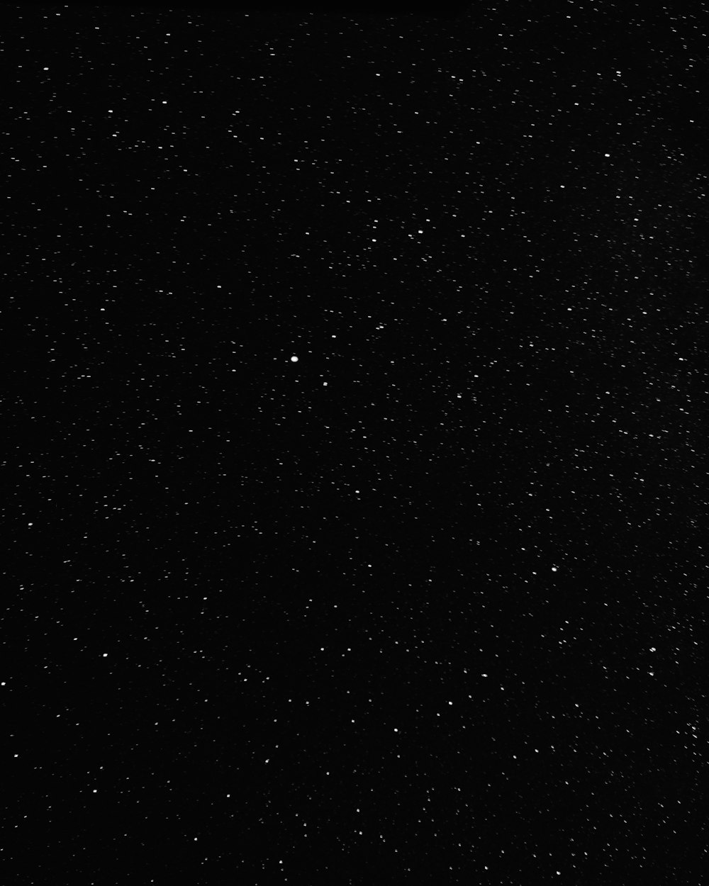 black and white stars in the sky