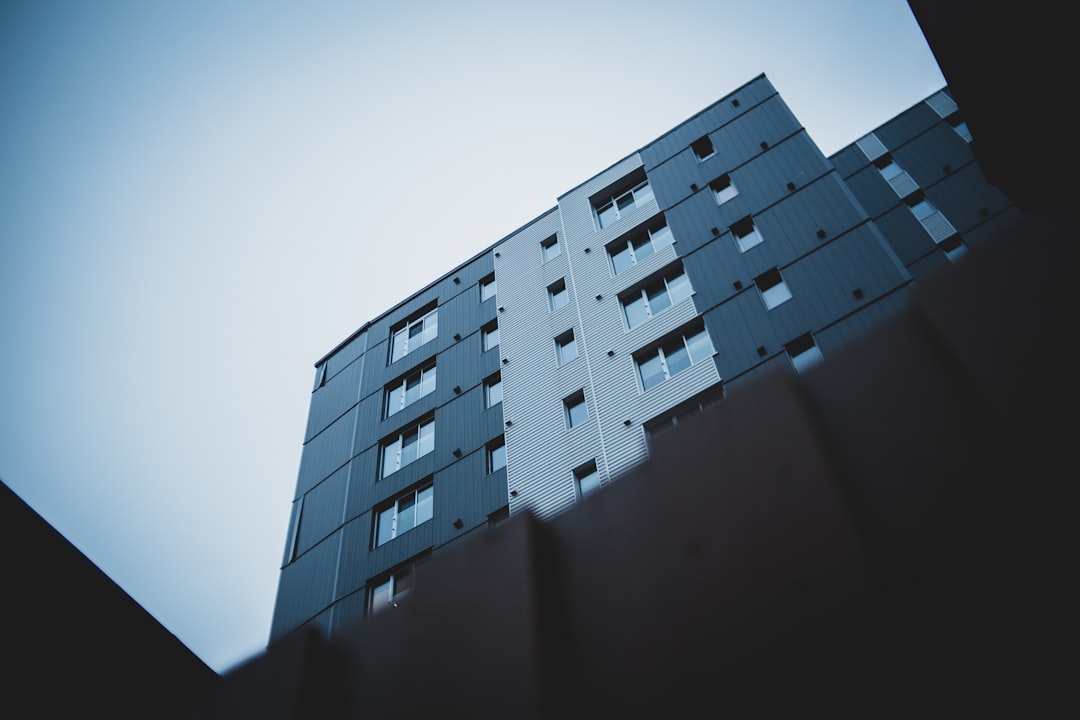 white and black concrete building