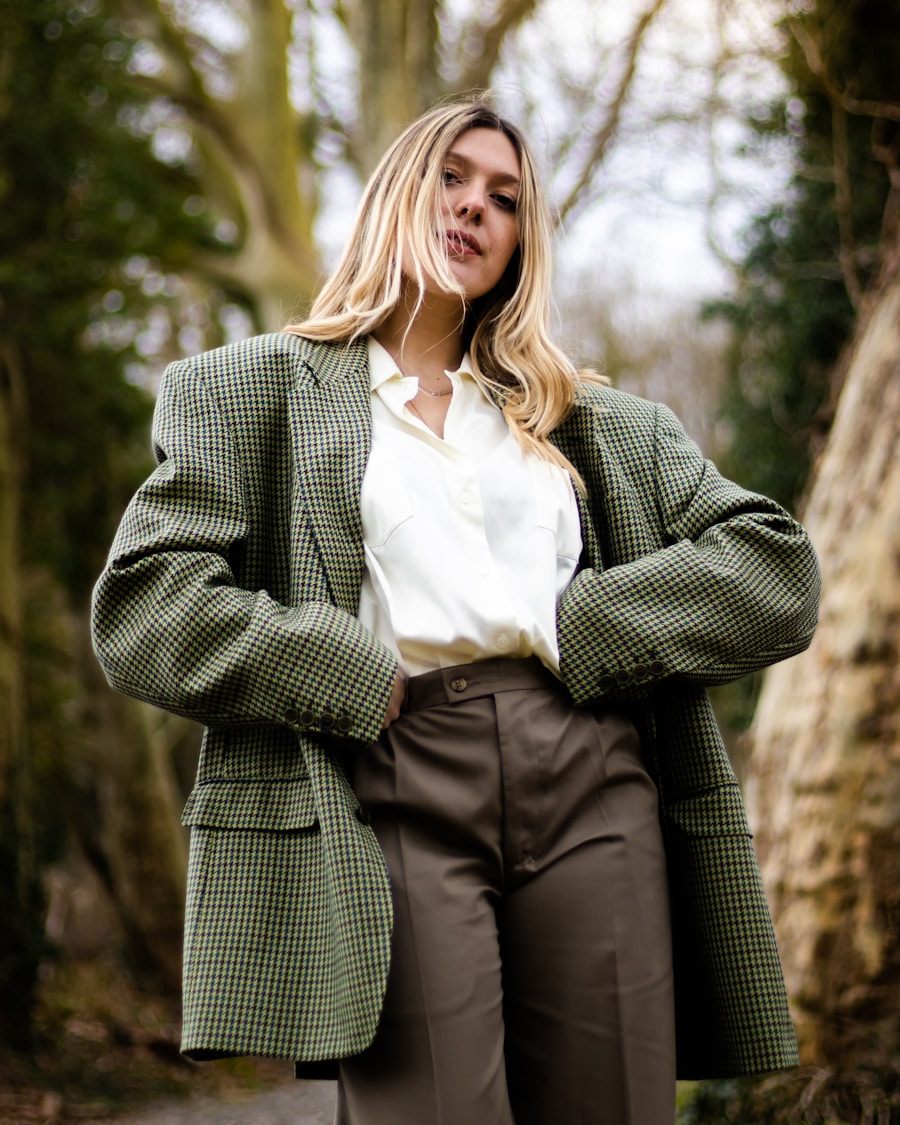 Linen-silk jacket in bone