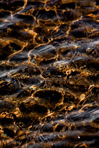 water droplets on brown sand