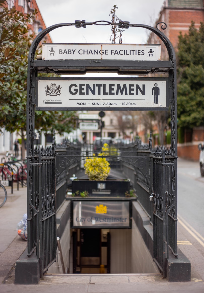 black and white wooden signage