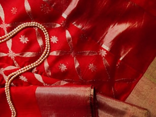 gold and silver beaded bracelet