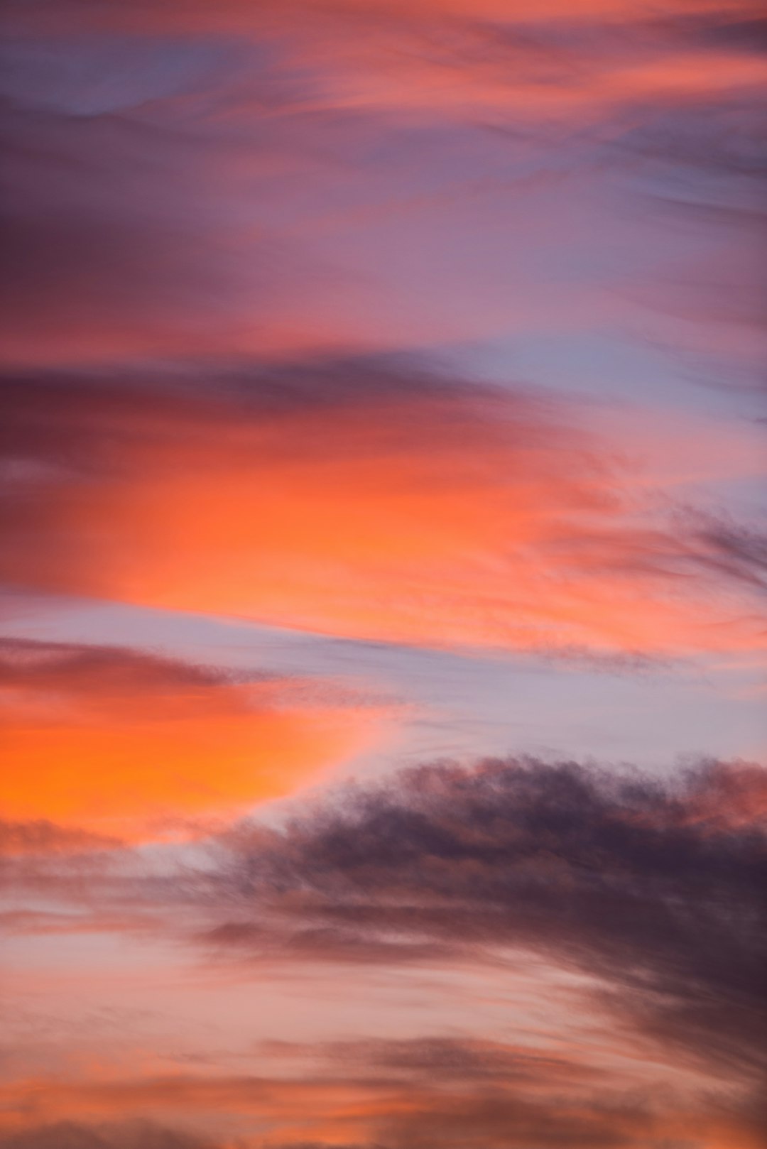 orange and gray clouds during sunset