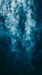 blue and white water waves