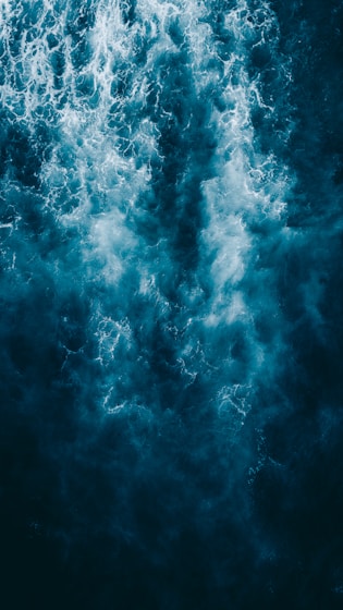 blue and white water waves