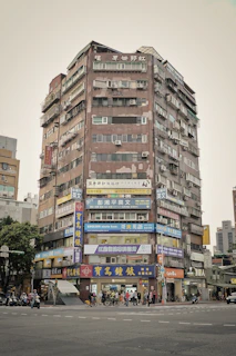 Aerial view of the Sun Hing Industrial Building with Supply Chain Logistics Limited signage visible.