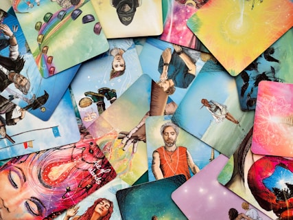 woman in blue dress holding yellow balloon