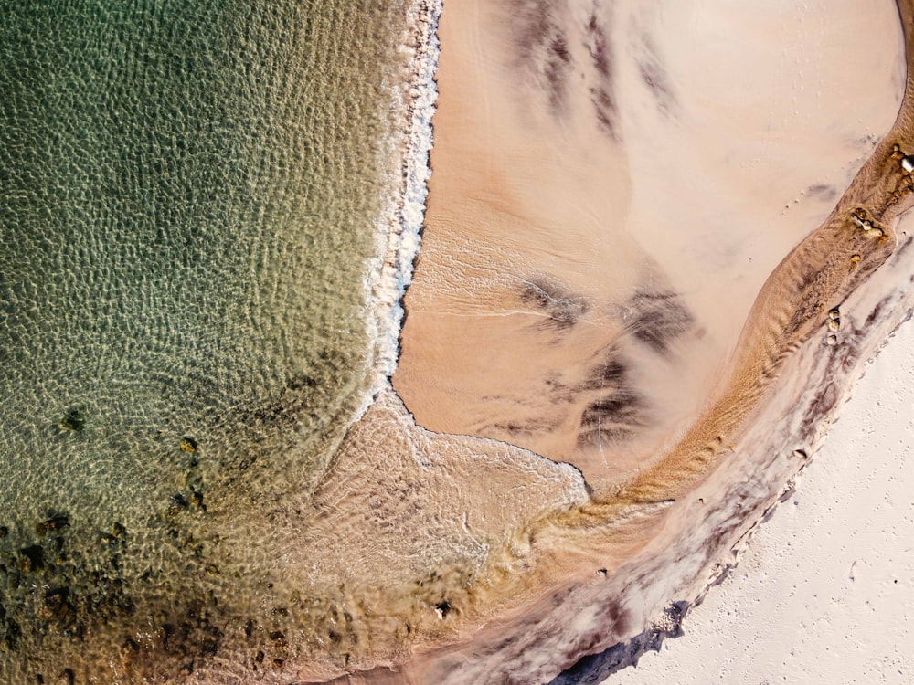 aerial view of beach during daytime