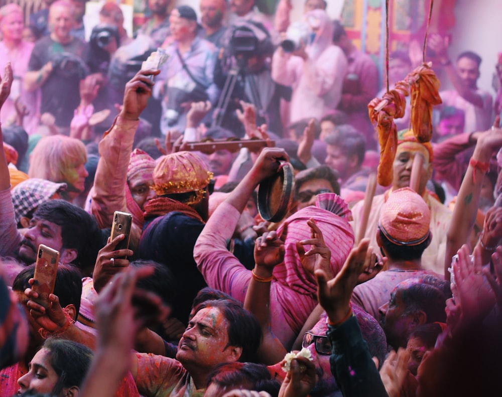 people gathering in a concert