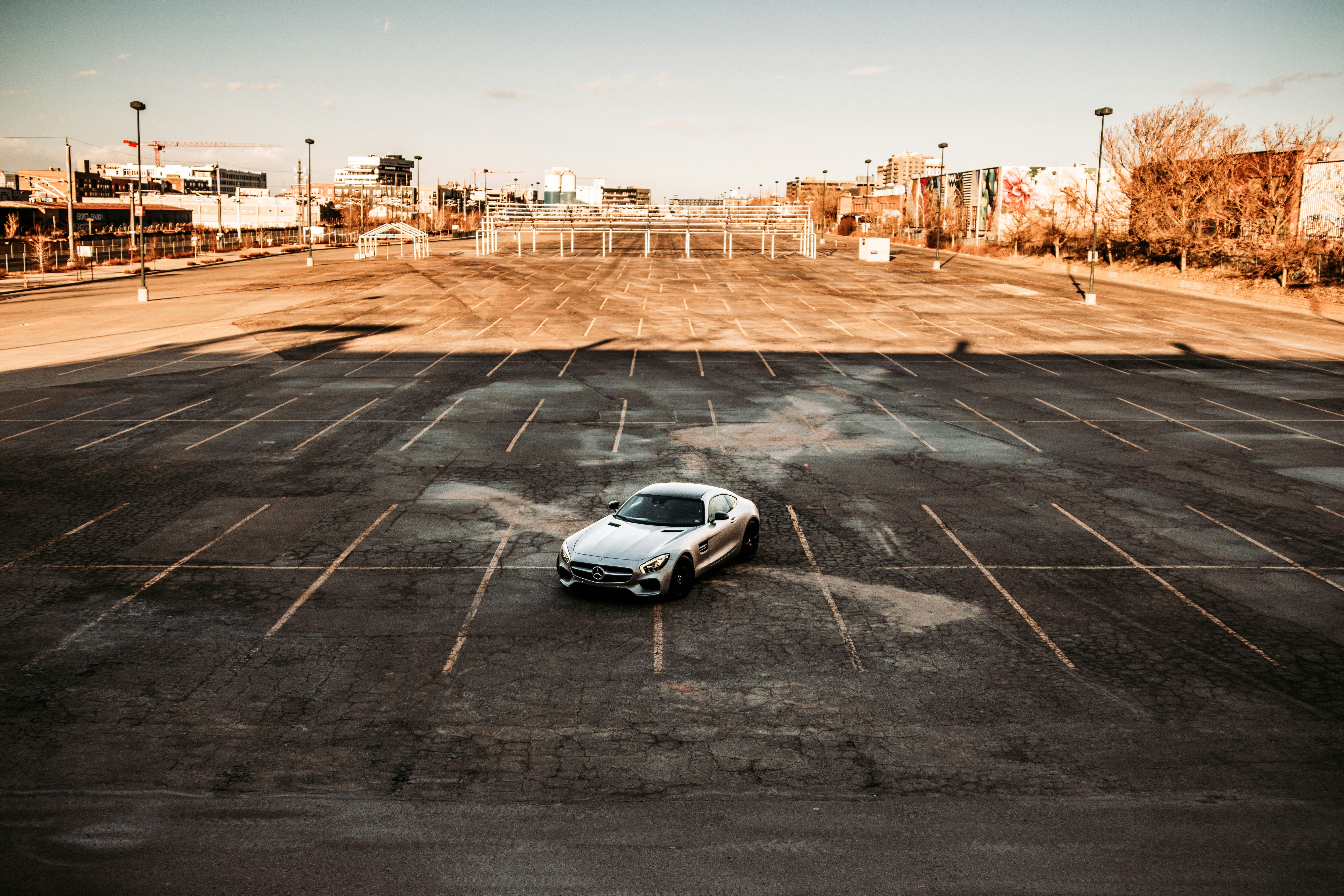 white car on road during daytime