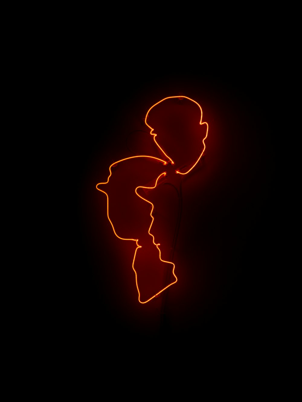red heart with light on black background photo – Free Brown Image on  Unsplash