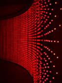 red and black light fixture