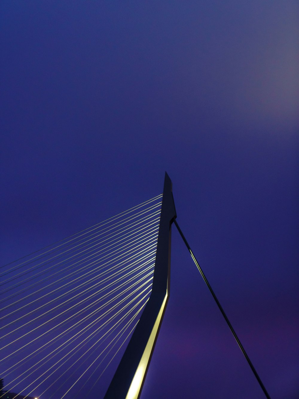 blue and white bridge under blue sky