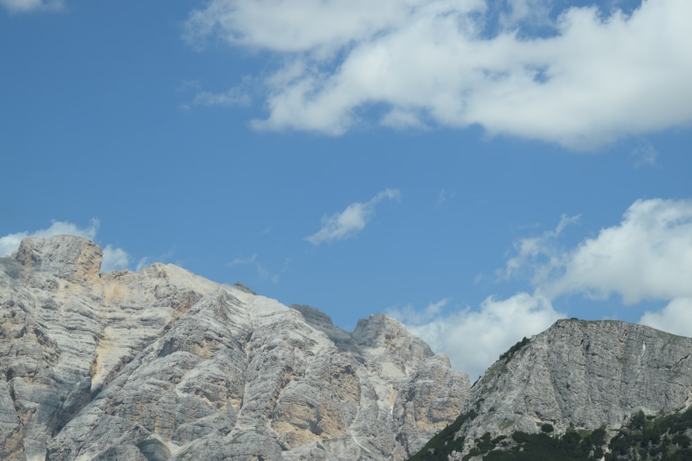 rocky mountain under blue sky during daytime