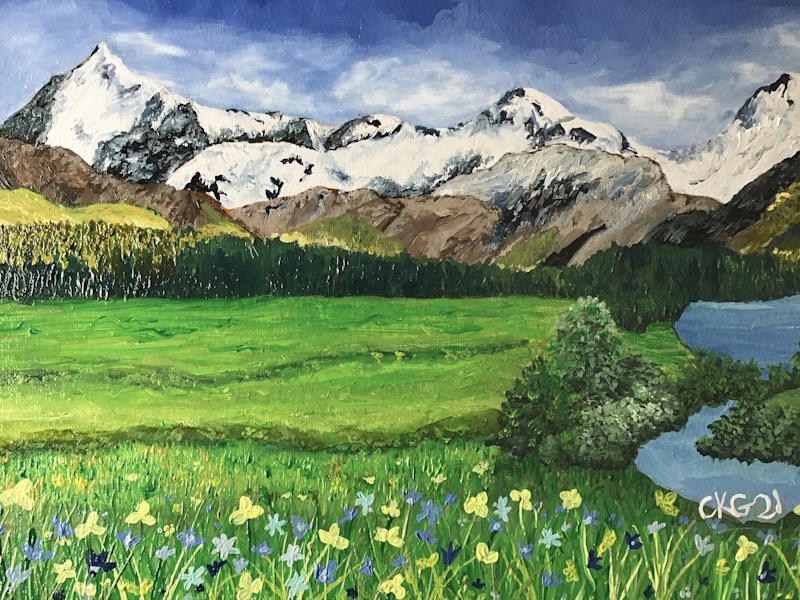 Mountain riverscape