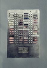 black and gray control panel