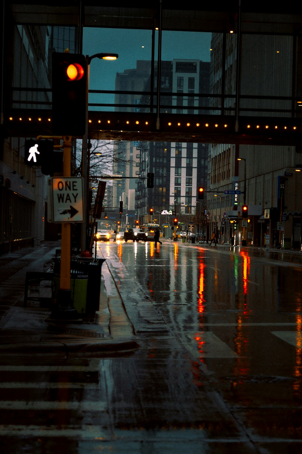 cars on road during night time